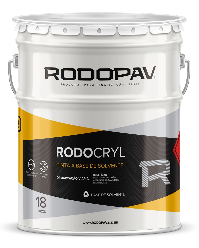 Embalagem da tinta RODOCRYL 18 L